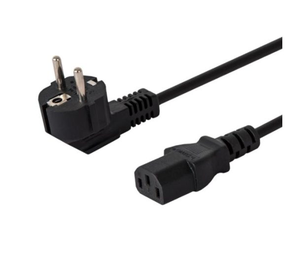 SAVIO Kabel zasilający Schuko (M) – IEC C13 1,8m CL-98 # - 1466410 - zdjęcie